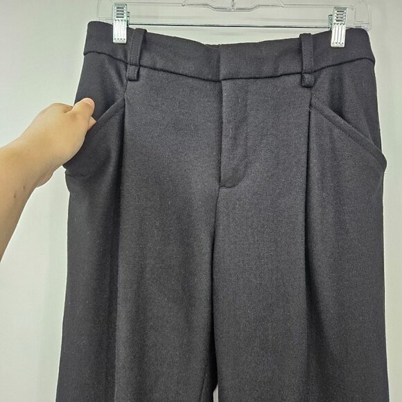 Banana Republic High Rise Tapered Italian Wool Blend Trouser Pant Women’s Size 8 - Picture 3 of 10